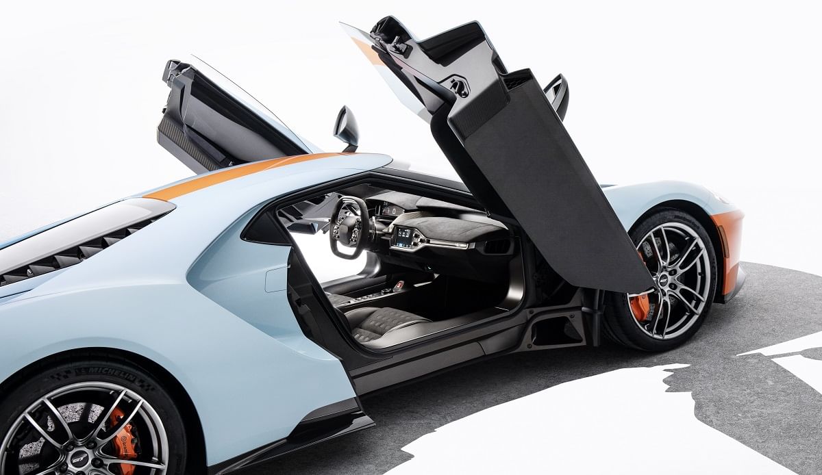 グリーンライト　2019 FORD GT HERITAGE EDITION Greenlight 1/43 Scale 86159 - 2019 Ford GT Heritage Edition